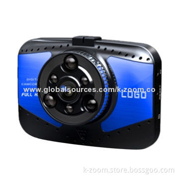 Car Camera Recorder, Full HD 1,080P, 3.0-inch 16:9, 170 Degrees View Angle